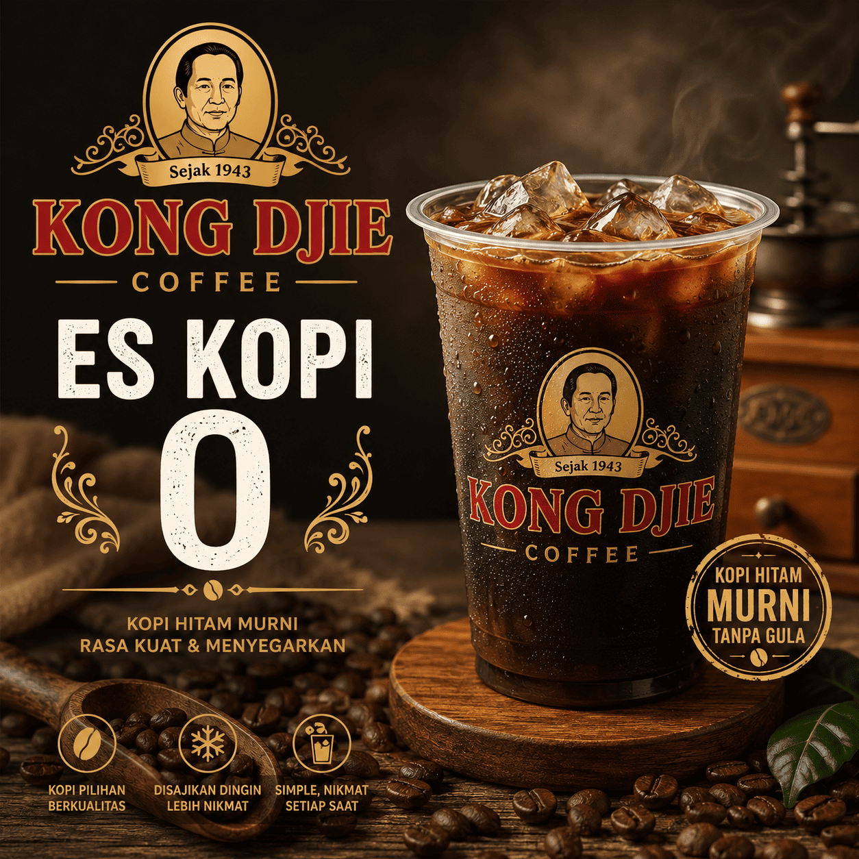Es Kopi O Kedai Kopi Kong Djie